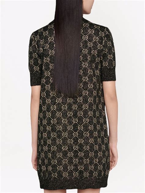 gucci logo dress|farfetch gucci dress.